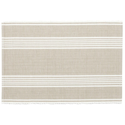 product image of bistro stripe platinum placemat by annie selke fr465 p4 1 51