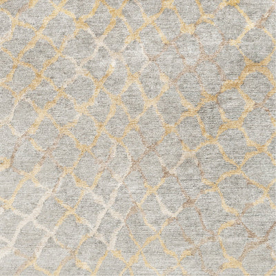 product image for Platinum PLAT-9018 Hand Knotted Rug in Medium Gray & Khaki by Surya 78