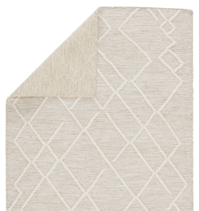 product image for Moab Natural Geometric Light Grey & Ivory Rug by Jaipur Living 4