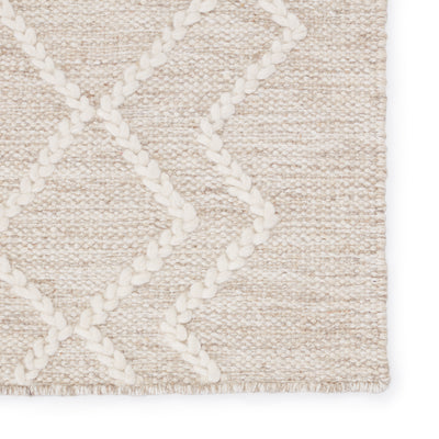 product image for Moab Natural Geometric Light Grey & Ivory Rug by Jaipur Living 70