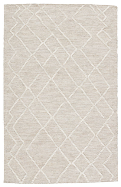 product image for Moab Natural Geometric Light Grey & Ivory Rug by Jaipur Living 67