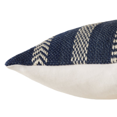 product image for Pampas Papyrus Indoor/Outdoor Blue & Ivory Pillow 3 28