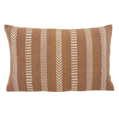 product image for Pampas Papyrus Indoor/Outdoor Tan & Ivory Pillow 1 23