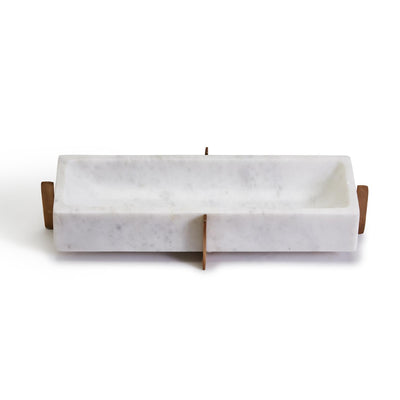 product image of white marble tray with gold stand 1 528