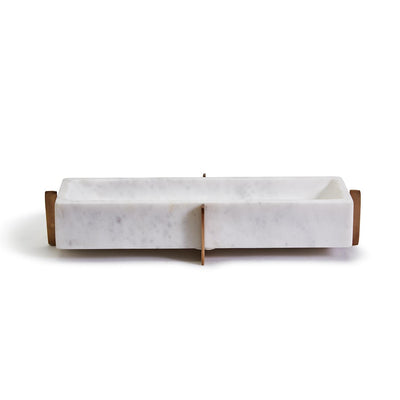 product image for white marble tray with gold stand 2 11