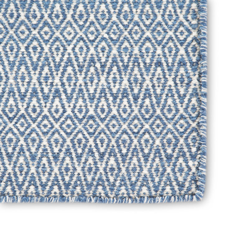 media image for Eulalia Geometric Rug in Dark Blue & Light Gray design by Jaipur Living 262