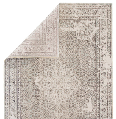 product image for Langley Indoor/ Outdoor Medallion Gray & Blue Area Rug 64