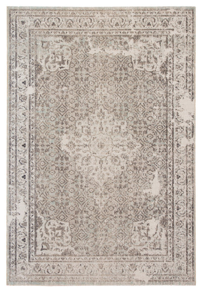 product image of Langley Indoor/ Outdoor Medallion Gray & Blue Area Rug 599