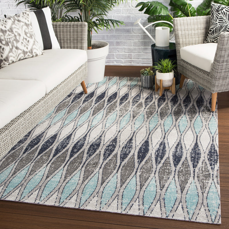 media image for Norwich Geometric Rug in Flint Gray & Arctic design by Jaipur Living 241