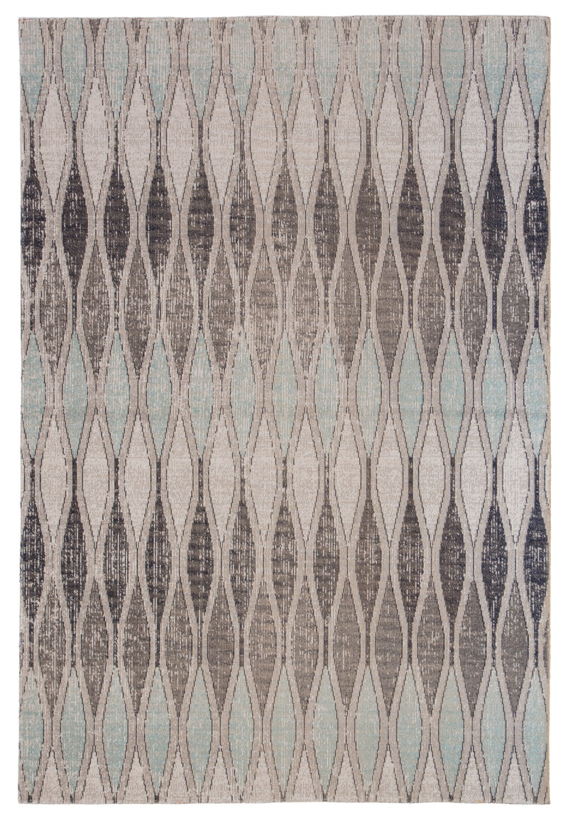 media image for Norwich Geometric Rug in Flint Gray & Arctic design by Jaipur Living 280