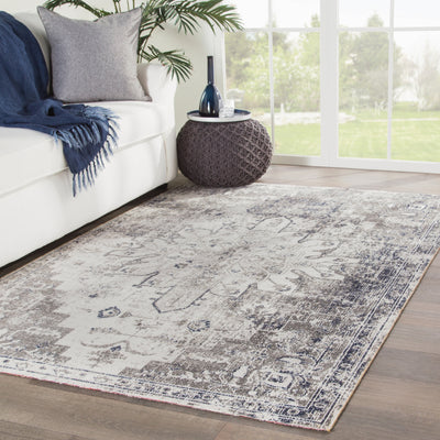 product image for Isolde Medallion Rug in Pumice Stone & Flint Gray design by Jaipur 76