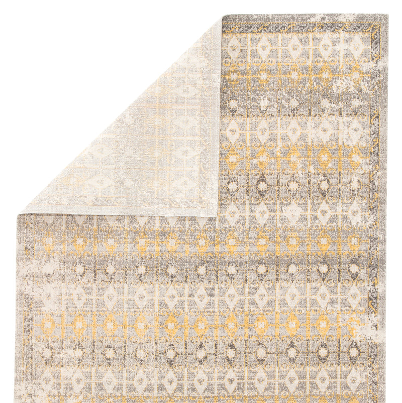 media image for giralda indoor outdoor trellis light gray yellow rug design by jaipur 4 250