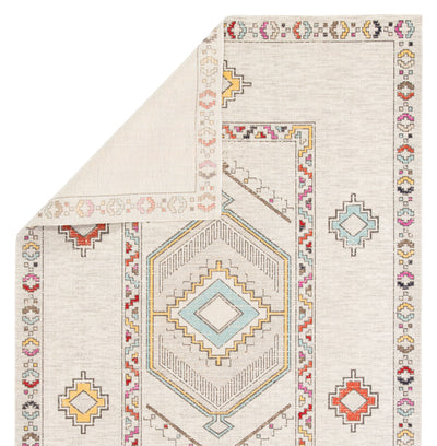 product image for tov indoor outdoor medallion ivory multicolor rug design by jaipur 3 71