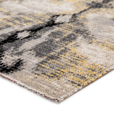 product image for Zenith Indoor/ Outdoor Ikat Gray/ Yellow Rug design by Jaipur Living 60