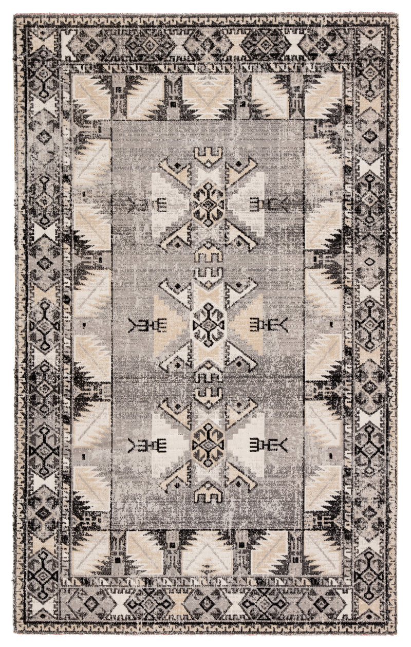 media image for Paloma Indoor/ Outdoor Tribal Gray/ Beige Rug design by Jaipur Living 271