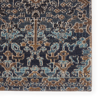 product image for Bodega Indoor/Outdoor Trellis Rug in Dark Blue & Gold by Jaipur Living 82