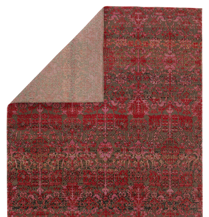 media image for Bodega Indoor/Outdoor Trellis Rug in Red & Taupe by Jaipur Living 259
