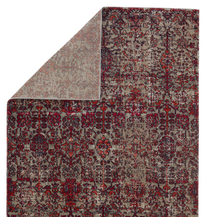 product image for Bodega Indoor/Outdoor Trellis Rug in Red & Gray by Jaipur Living 3
