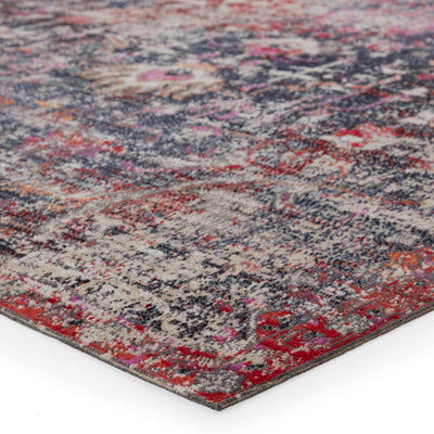 product image for Fayette Indoor/Outdoor Oriental Rug in Dark Blue & Red by Jaipur Living 86