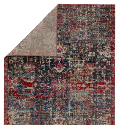 product image for Fayette Indoor/Outdoor Oriental Rug in Dark Blue & Red by Jaipur Living 6