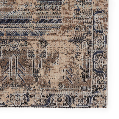 product image for Cicero Indoor/Outdoor Medallion Rug in Taupe & Blue by Jaipur Living 27