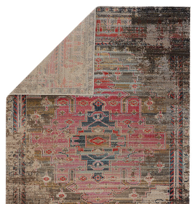 product image for Cicero Indoor/Outdoor Medallion Rug in Pink & Taupe by Jaipur Living 83