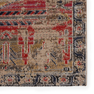 product image for Cicero Indoor/Outdoor Medallion Rug in Pink & Taupe by Jaipur Living 55