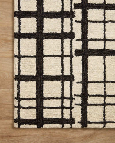 product image for polly hand braided black ivory rug by chris loves julia pollpol 02bliv86b6 4 20