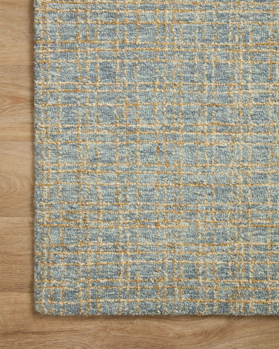 product image for Polly Hand Braided Blue & Sand Rug 70