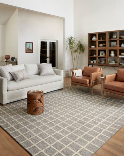 product image for Polly Hand Tufted Slate & Ivory Rug 72