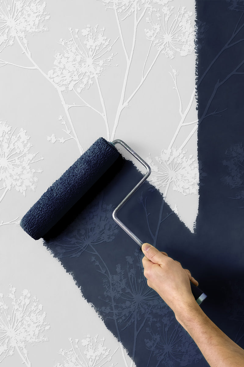 media image for Dandelion Fields Paintable Peel & Stick Wallpaper in Off-White 259
