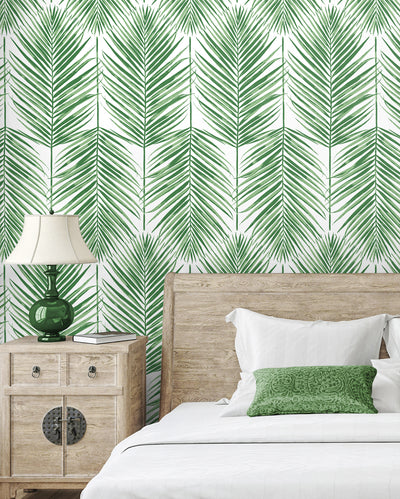 product image for Paradise Palm Prepasted Wallpaper in Greenery by Seabrook 53