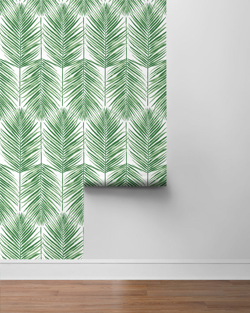 media image for Paradise Palm Prepasted Wallpaper in Greenery by Seabrook 223