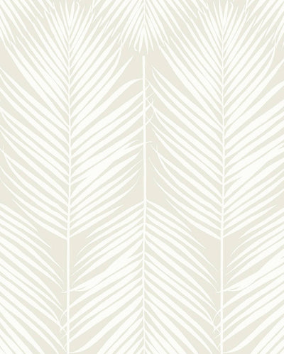 product image of Sample Palm Silhouette Prepasted Wallpaper in Sea Salt 579