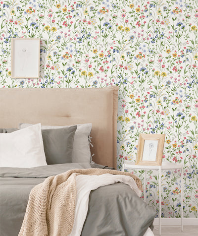product image for Wildflowers Prepasted Wallpaper in Multi by Seabrook 88