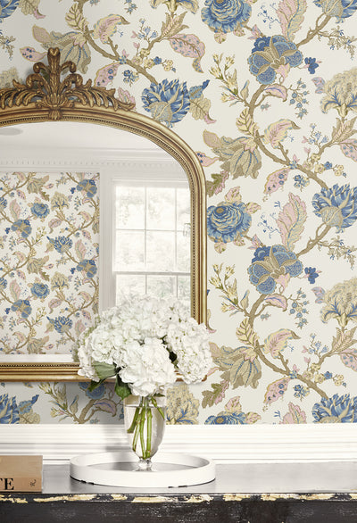 product image for Lana Jacobean Wallpaper in Parchment 13