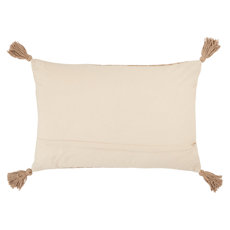 media image for Razili Tribal Pillow in Taupe & Cream 226