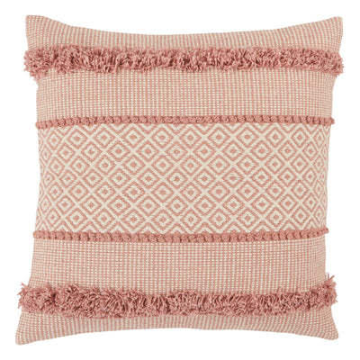 product image for Imena Trellis Pillow in Pink & Cream 25