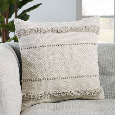 product image for Parable Imena Light Gray & Ivory Pillow 4 74
