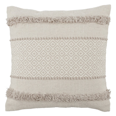 product image for Parable Imena Down Light Gray & Ivory Pillow 1 62