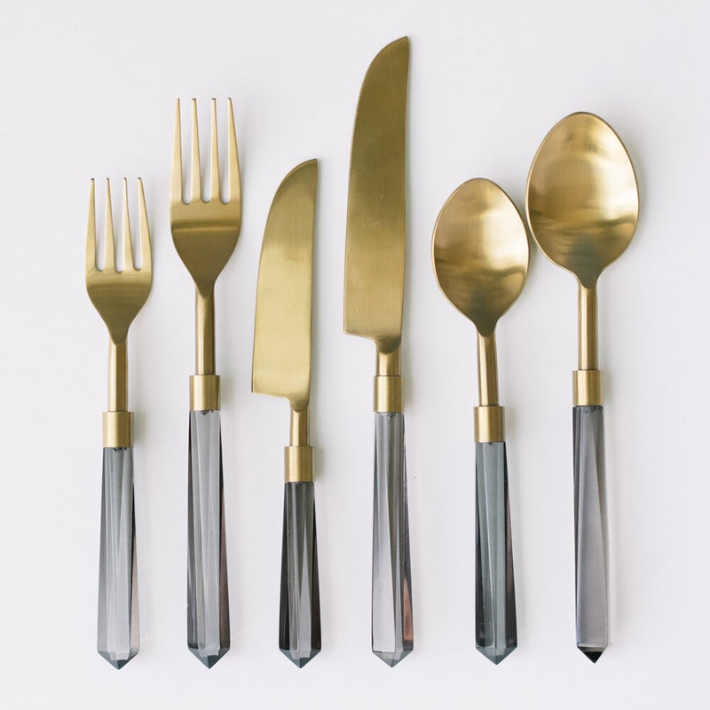media image for prism flatware 6 pc set by borrowed blu bb0199s 1 259