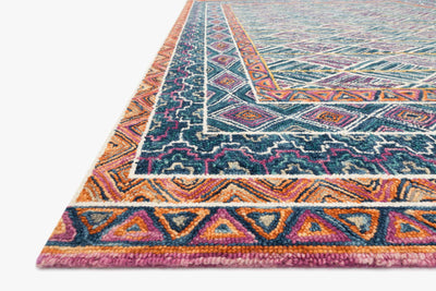 product image for Priti Rug in Teal & Fiesta by Loloi 3