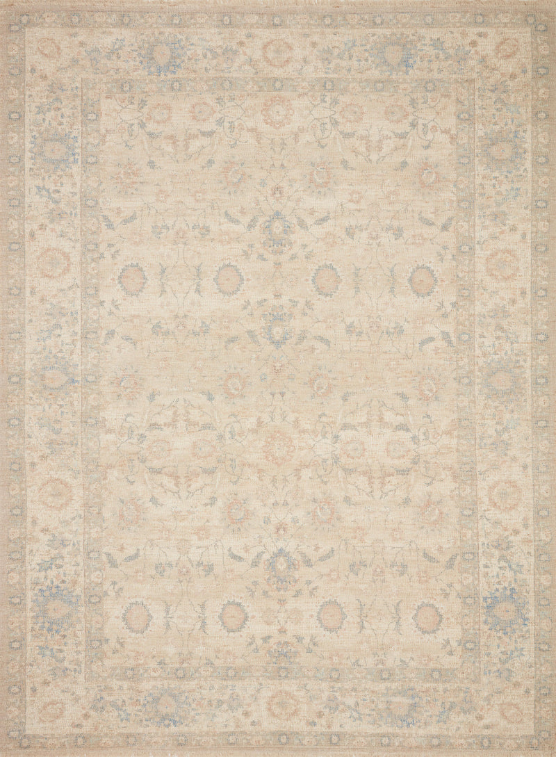media image for Priya Rug in Natural / Blue by Loloi 246