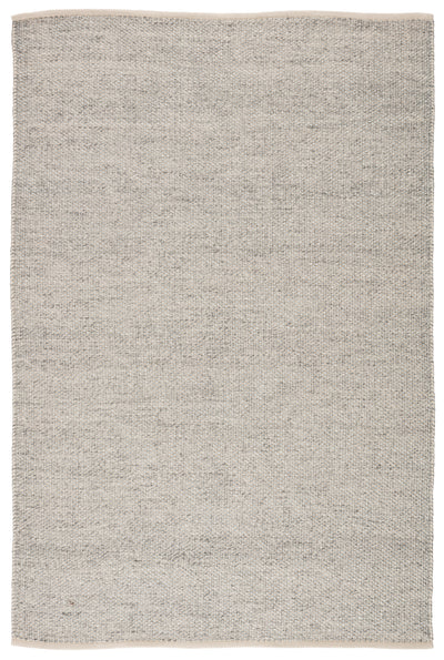 product image for Lamanda Indoor/ Outdoor Solid Light Gray/ Ivory Rug by Jaipur Living 89