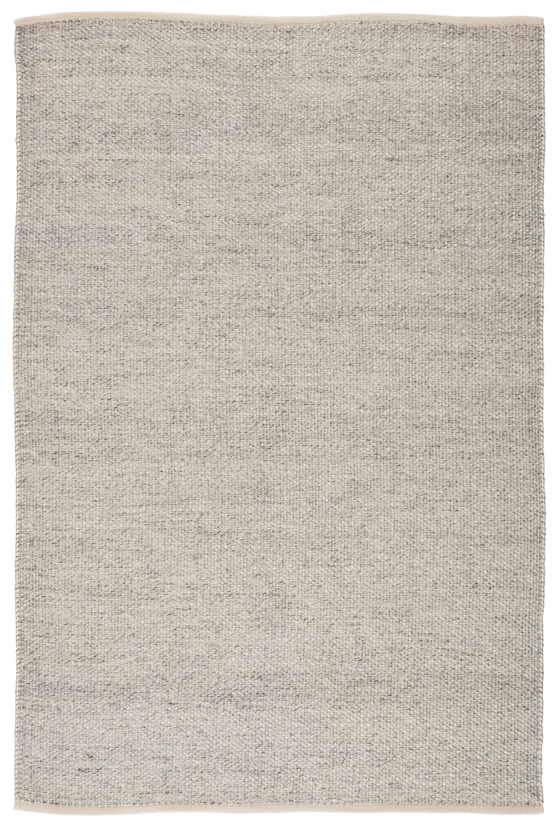 media image for Lamanda Indoor/ Outdoor Solid Light Gray/ Ivory Rug by Jaipur Living 24