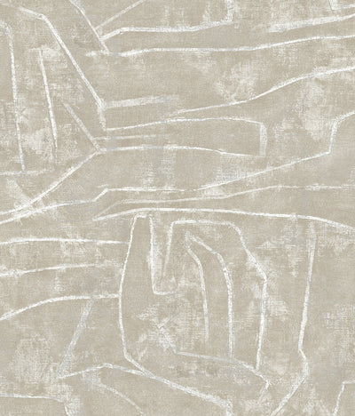 product image for Urban Chalk Peel & Stick Wallpaper in Neutral and Pearl from the Risky Business III Collection by York Wallcoverings 24