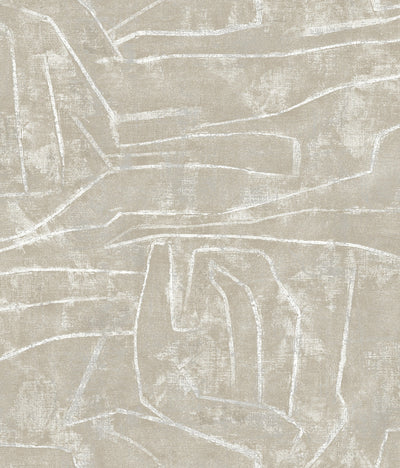 product image of sample urban chalk peel stick wallpaper in neutral and pearl from the risky business iii collection by york wallcoverings 1 574