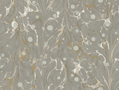 product image of Marbled Endpaper Peel & Stick Wallpaper in Neutral by York Wallcoverings 585