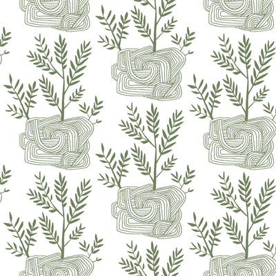 product image of sample seedlings peel stick wallpaper in green from the risky business iii collection by york wallcoverings 1 553