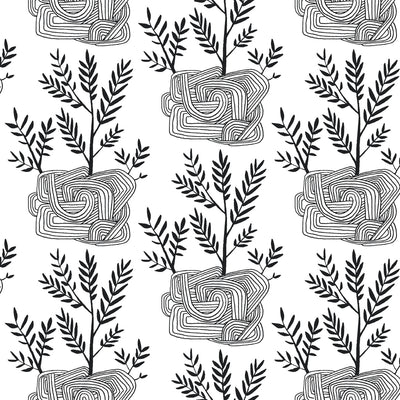 product image of sample seedlings peel stick wallpaper in black from the risky business iii collection by york wallcoverings 1 554